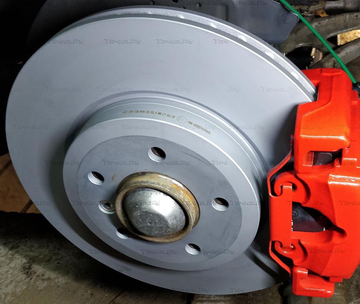 Тормозной диск ATE передний для BMW Z4 I (E85/E86) 2006-2008. Артикул 24.0125-0138.1