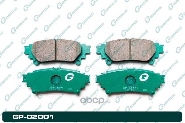 Колодки торм. диск. (G-Brake). Артикул GP02001