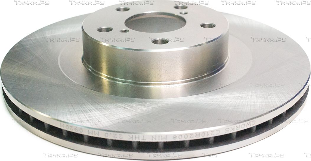 Тормозной диск Cworks передний для Subaru Impreza III 2009-2014. Артикул C210R2008