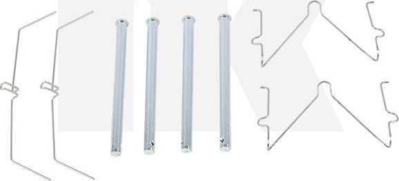 Комплект монтажный дисковых торм. колодок NK. Артикул 7945050