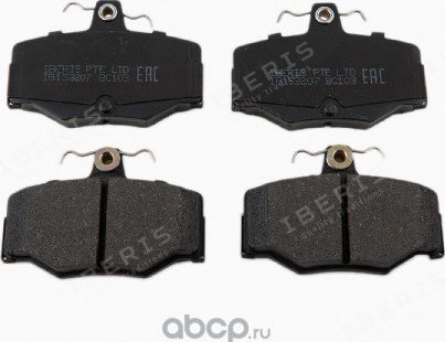 КОЛОДКИ ТОРМ.ЗАД., К-Т NISSAN ALMERA II (N16E) (+ABS) (Iberis). Артикул IB153207