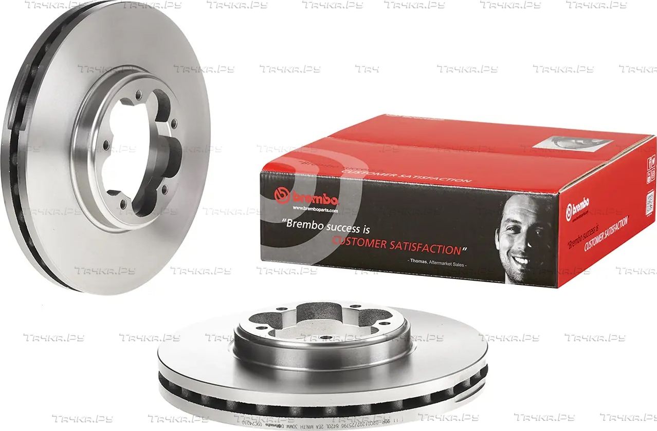 Тормозной диск Brembo PRIME LINE передний для Ford Transit VIII 2013-2026. Артикул 09.C240.10