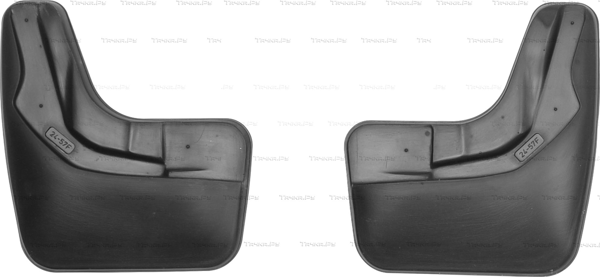 Брызговики Norplast передняя пара для Geely SX11 2019-2026. Артикул NPL-Br-24-57F