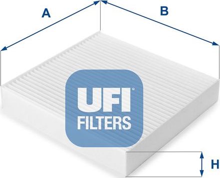Салонный фильтр UFI. Артикул 53.109.00