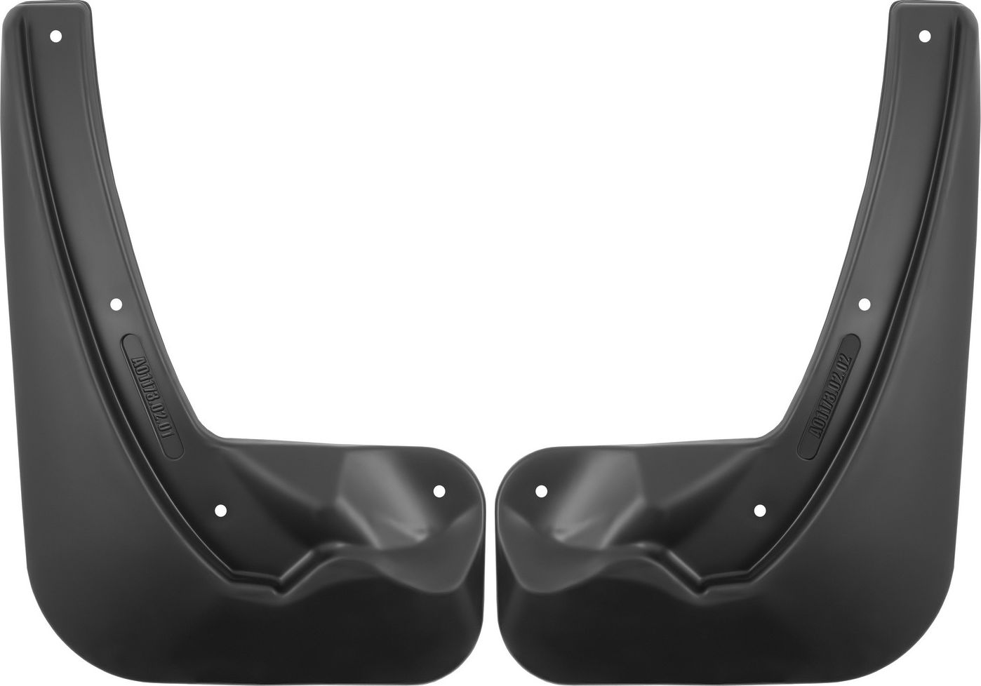 Брызговики Frosch (в пакете, optimum) задняя пара для Audi A6 C6 2004-2008. Артикул NLF.A01173.E10