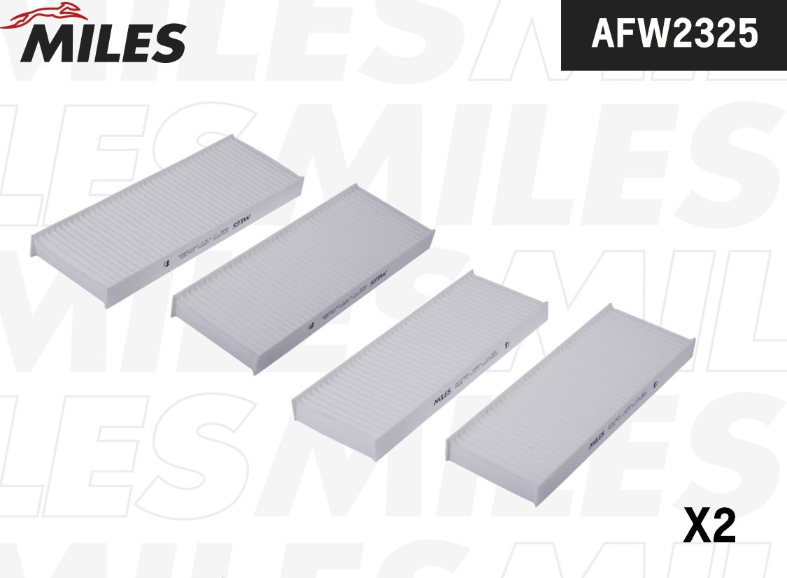 Салонный фильтр Miles для Citroen C-Elysee I 2012-2026. Артикул AFW2325