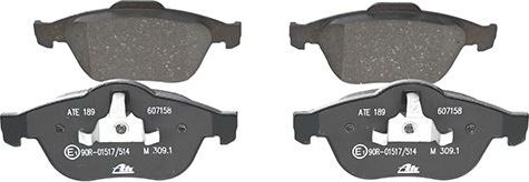 Тормозные колодки ATE для Renault Laguna II 2001-2007. Артикул 13.0460-7158.2