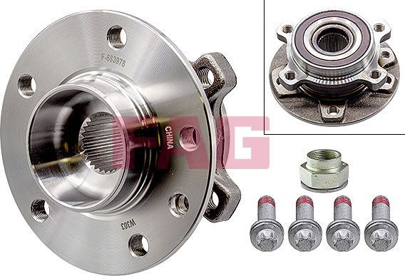 Ступичный подшипник (комплект) Fag передний/задний для Jeep Compass II 2020-2026. Артикул 713 6920 40