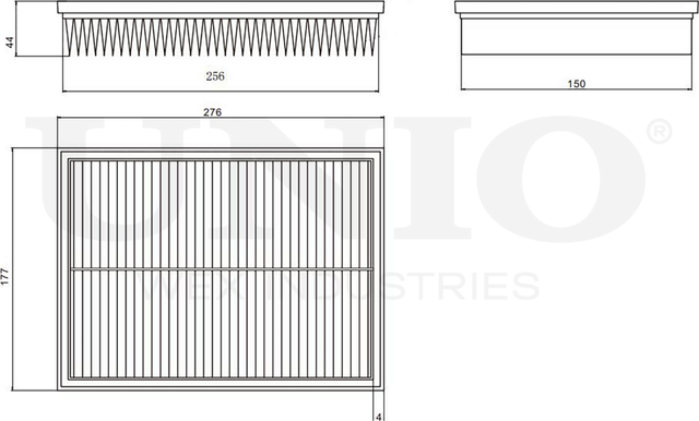 Фильтр воздушный (Unio). Артикул FLT-10032