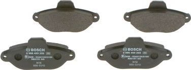 Тормозные колодки Bosch (Low-Metallic) передние для Fiat Cinquecento 1991-1998. Артикул 0 986 495 255
