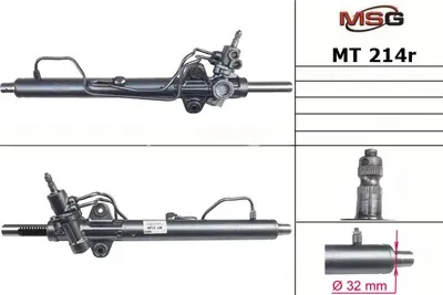 Рулевая рейка c ГУР восстановленная Mitsubishi Pajero Sport 2007-2015, Mitsubish (MSG). Артикул MT214R