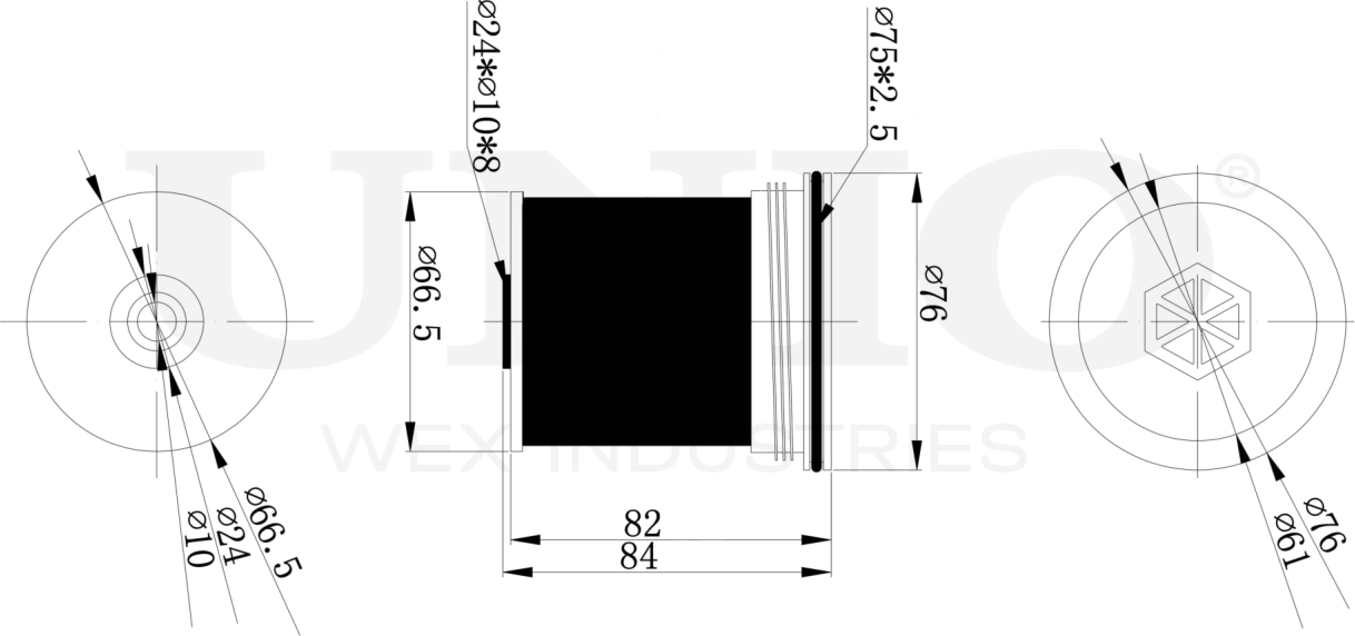 Фильтр топливный (Unio). Артикул FLT-50045