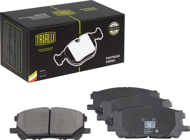 Тормозные колодки Trialli (Low-Metallic). Артикул PF 4346