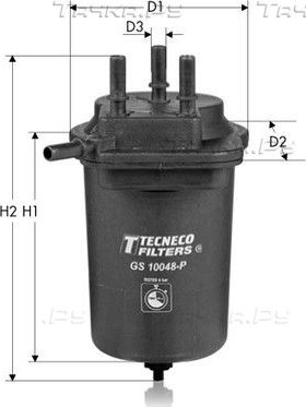 Топливный фильтр  Tecneco Filters. Артикул GS10048P
