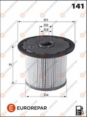 Топливный фильтр Eurorepar для Fiat Fullback I 2016-2026. Артикул 1643626880