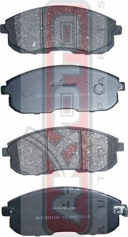 Тормозные колодки Akyoto Packing AKYOTO. Артикул AKD-EM10A