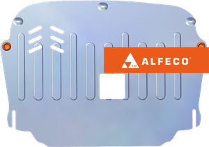 Защита алюминиевая Alfeco (4мм) для картера и КПП Changan Eado Plus 2019-2025. Артикул ALF.57.16 AL4
