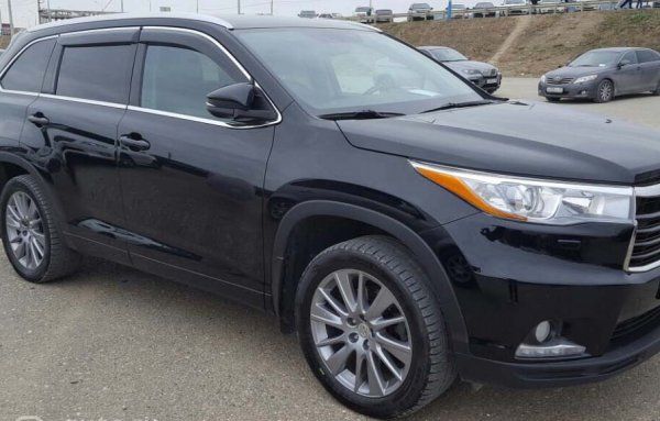 Дефлекторы Alvi-Style для окон (с нерж. молдингом) Toyota Highlander III 2014-2026. Артикул ALV378M