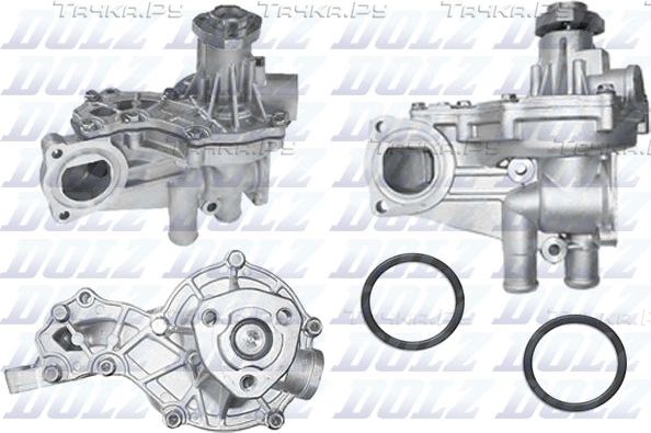 Помпа (водяной насос) Dolz для Volkswagen Golf IV 1998-2002. Артикул A161RS