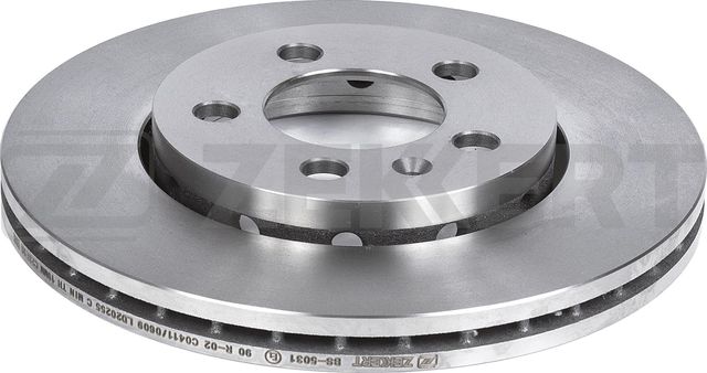 Тормозной диск Zekkert передний для Skoda Rapid I 2012-2019. Артикул BS-5031