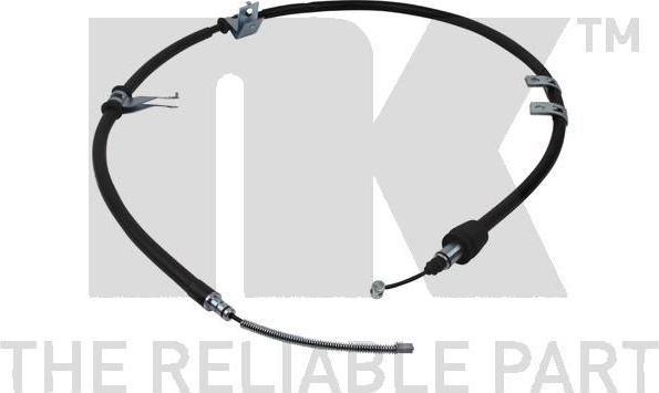 Трос ручника (тросик ручного тормоза) NK правый для Hyundai Matrix I 2001-2010. Артикул 903464