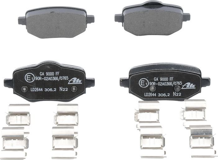 Тормозные колодки ATE Ceramic. Артикул 13.0470-2644.2