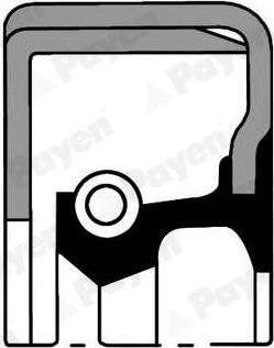 Сальник ступицы Payen (NBR (бутадиен-нитрильный каучук)). Артикул NJ069