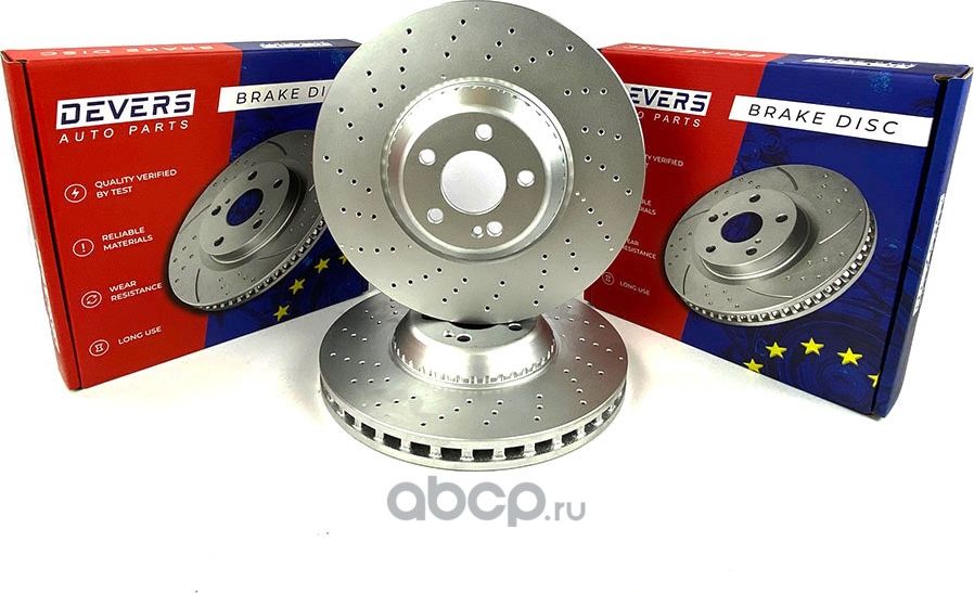 Диск тормозной передний перфорированный... (Devers). Артикул 022689978