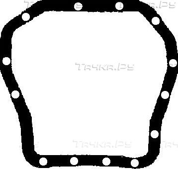 Прокладка маслянного поддона двигателя BGA для Subaru Legacy I 1989-1994. Артикул OP0350