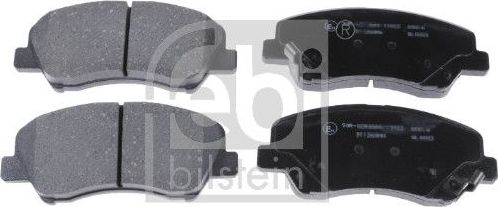Тормозные колодки Febi Bilstein передние для Kia Rio III 2011-2017. Артикул 170244