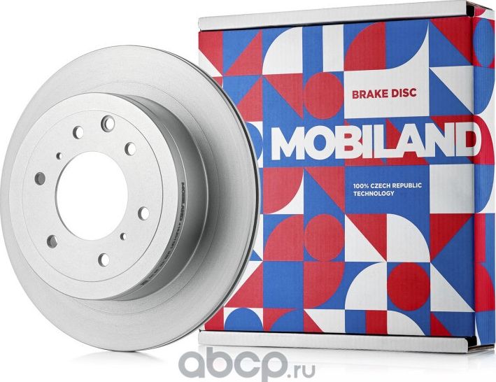 Диск тормозной задний вентилируемый D331,8мм MITSUBISHI PAJERO (V8_W, V9_W) (Mobiland). Артикул 416201181