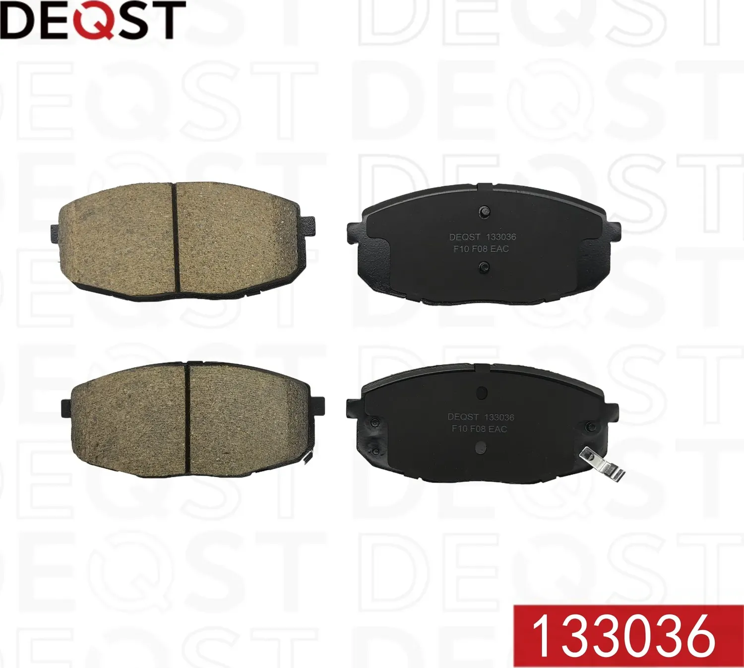 133036 DEQST Колодки тормозные Hyundai Creta (16-)/Kia Cerato II (09-)передние к. Артикул 133036