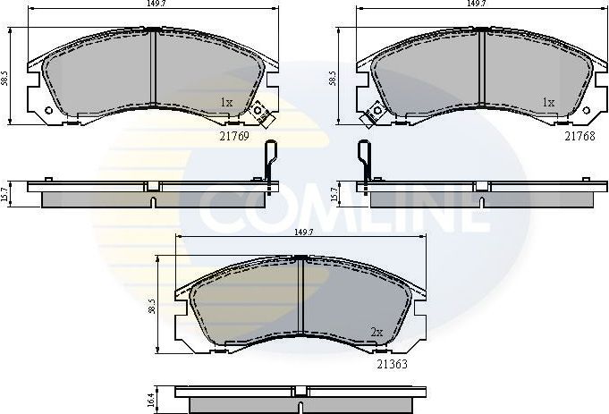 Тормозные колодки Comline Comline. Артикул CBP3234