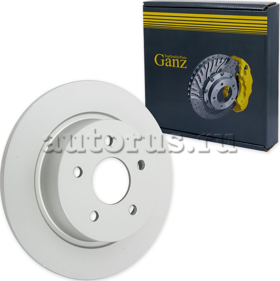 Диск тормозной задний с покрытием (Ganz). Артикул GIJ06135