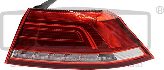 Фонарь задний DPA правый для Volkswagen Passat B8 2014-2026. Артикул 99451789902
