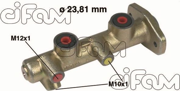 Тормозной цилиндр главный Cifam (Чугун). Артикул 202-270