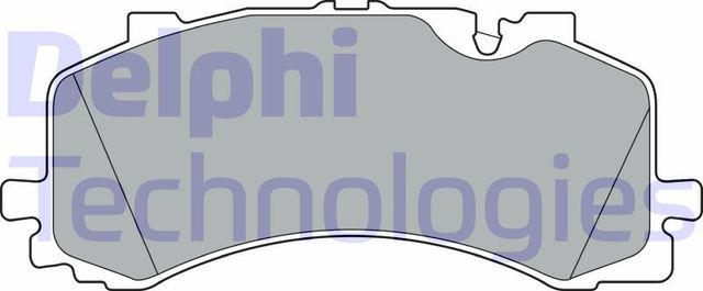 Тормозные колодки Delphi (Low-Metallic). Артикул LP3307