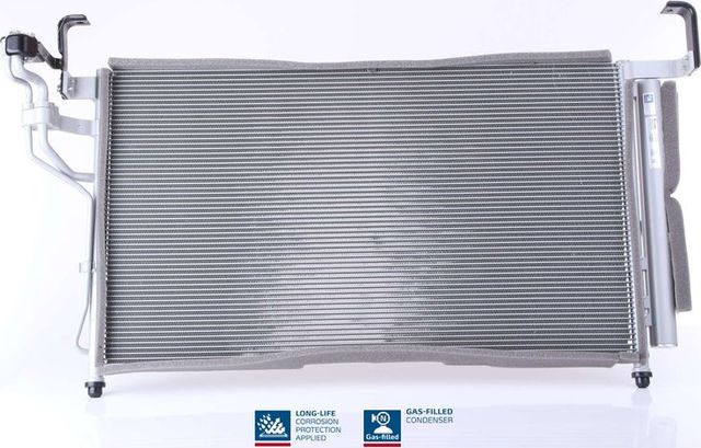 Радиатор кондиционера (конденсатор) Nissens (алюминий) для Hyundai H-1 II 2008-2026. Артикул 940350