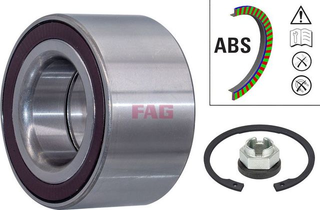 Ступичный подшипник (комплект) Fag для Peugeot Rifter I 2018-2026. Артикул 713 6506 40