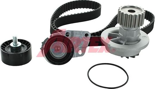 Помпа (водяной насос) с комплектом ремня ГРМ Airtex. Артикул WPK-163301