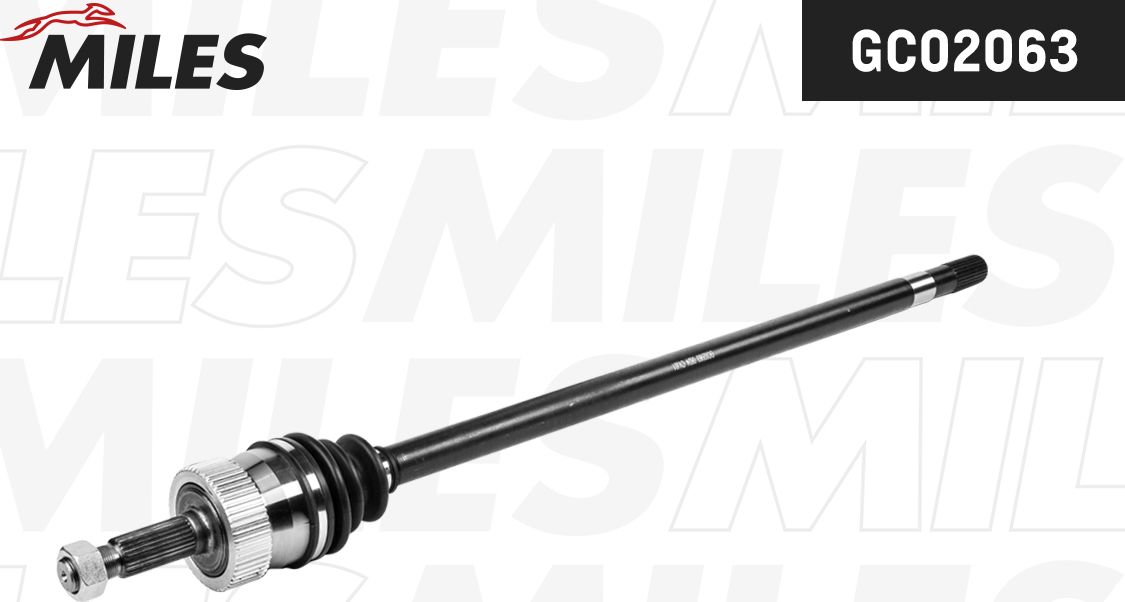 Полуось (привод в сборе, приводной вал) Miles. Артикул GC02063