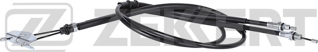 Трос ручника (тросик ручного тормоза) Zekkert задний правый/левый для Mazda 2 I (DY) 2003-2007. Артикул BZ-1108