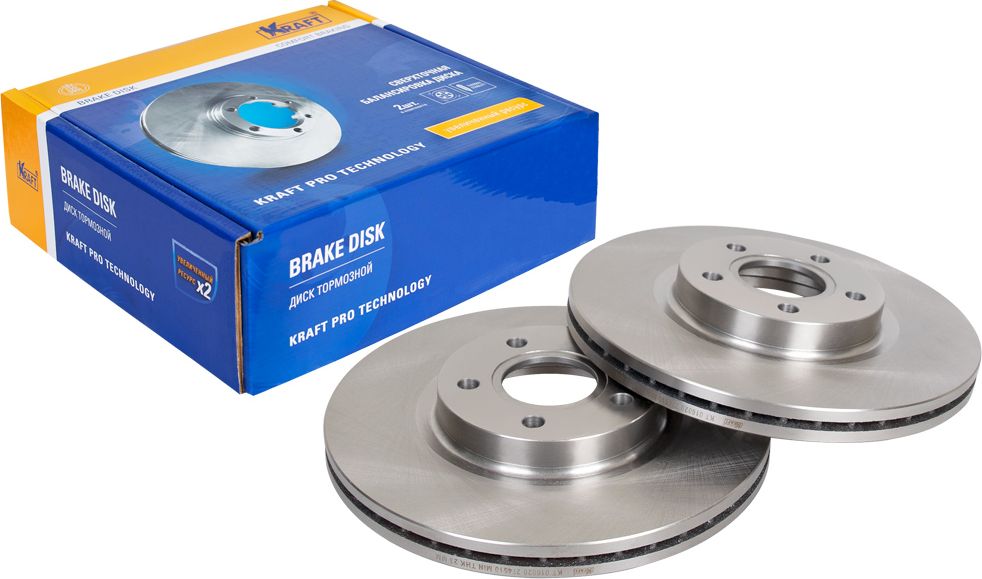 Диск тормозной FORD FOCUS II 04- перед. d-300mm (Kraft). Артикул KT016020