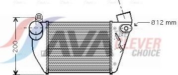 Интеркулер AVA. Артикул AIA4224