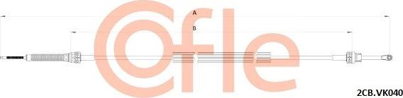 Трос переключения передач КПП Cofle. Артикул 92.2CB.VK040