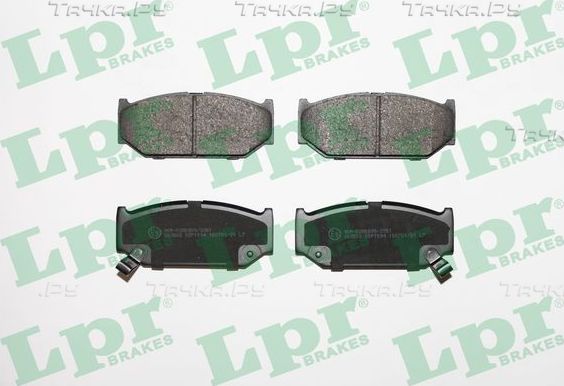 Тормозные колодки LPR передние для Suzuki Swift III 2005-2011. Артикул 05P1594