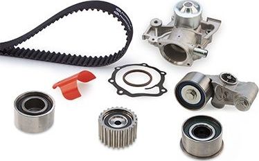 Помпа (водяной насос) с комплектом ремня ГРМ Gates PowerGrip® для Subaru Impreza II 2000-2007. Артикул KP15537XS-3