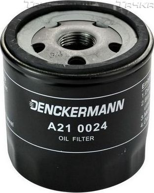 Масляный фильтр Denckermann для Fiat 900T 1978-1986. Артикул A210024