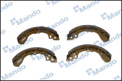 Тормозные колодки Mando задние для Kia Rio I 2000-2005. Артикул MLK16