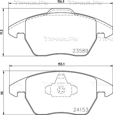 Тормозные колодки Hella Pagid. Артикул 8DB 355 011-811